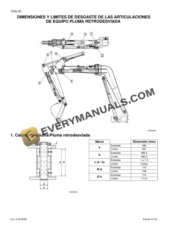 Case CX135SR Crawler Excavator Schematic Set 9-53240SP-2