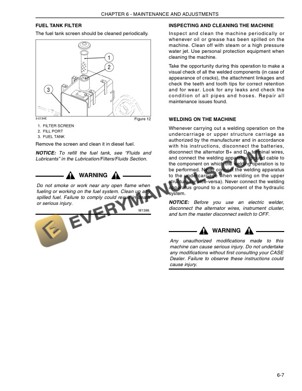 Case CX135SR Excavator Operator Manual 84425059 PDF 7 Case CX135SR Excavator Operator Manual 84425059 PDF - Image 5