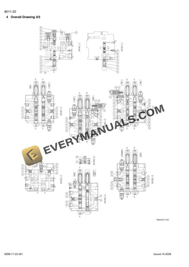 Case CX135SR Tier 3 Crawler Excavator Service Manual 7-27691EN-4