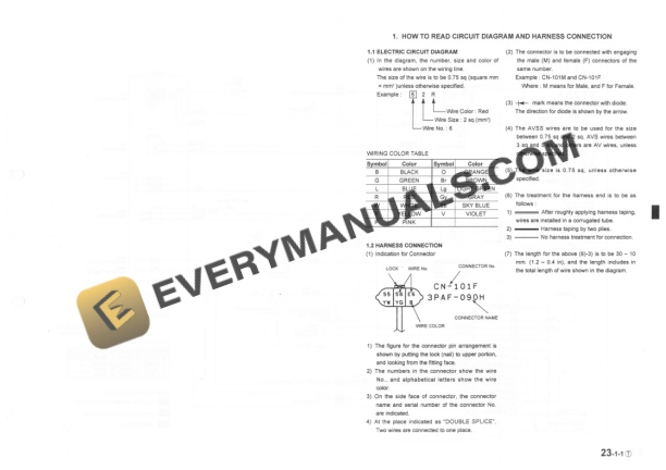 Case CX14 Hydraulic Excavator Shop Manual 6-49190-2