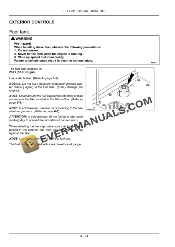 Case CX145CSR Tier 4 Crawler Excavator Operator Manual 47382031-3