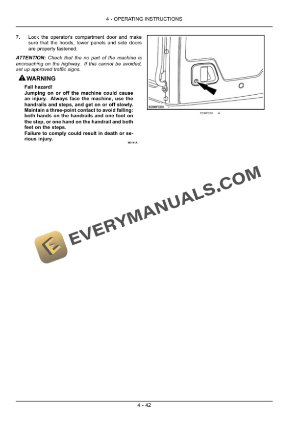 Case CX145CSR Tier 4 Crawler Excavator Operator Manual 47382031-4