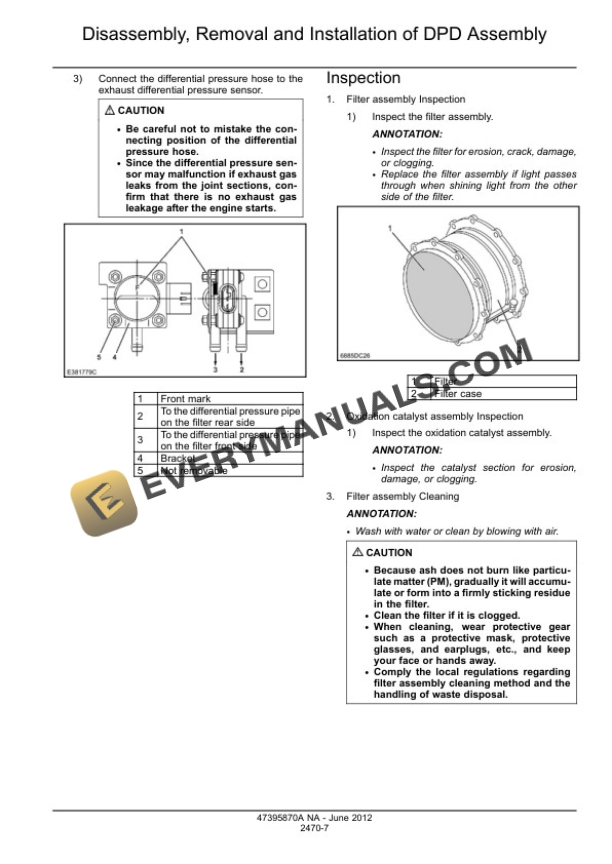 Case CX145CSR Tier 4 Crawler Excavator Service Manual 47395870A-2