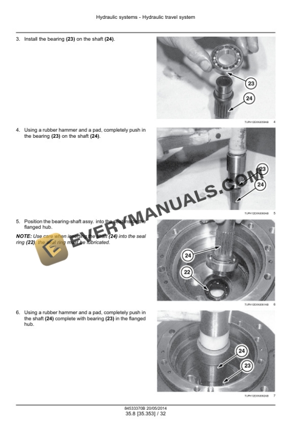Case CX15B, CX18B Series 2 Mini Excavator Service Manual 84533370B-4