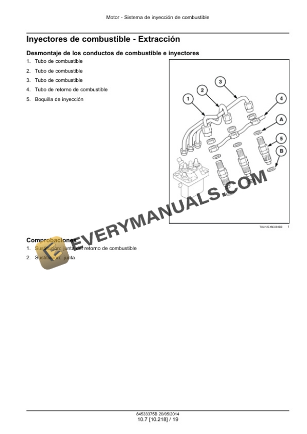 Case CX15B, CX18B Series 2 Mini Excavator Service Manual 84533375B ES PDF 4 Case CX15B, CX18B Series 2 Mini Excavator Service Manual 84533375B ES PDF - Image 2
