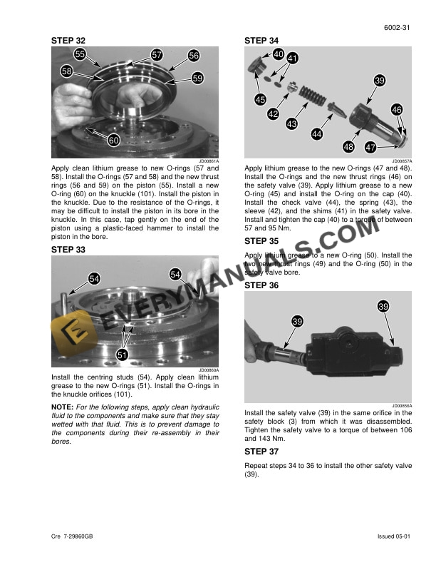 Case CX160 Crawler Excavator Service Manual 7-29871GB-3