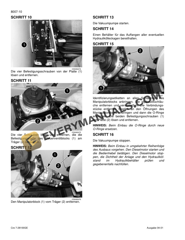 Case CX160 Crawler Excavator Service Manual 7-29871GE-4