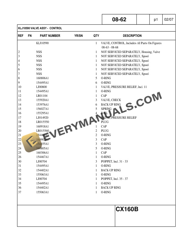 Case CX160B Tier 3 Crawler Excavator Parts Catalog 87364222 NA PDF 4 Case CX160B Tier 3 Crawler Excavator Parts Catalog 87364222 NA PDF - Image 2