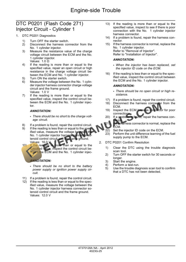 Case CX160C Tier 4 Crawler Excavator Service Manual 47370128A-3