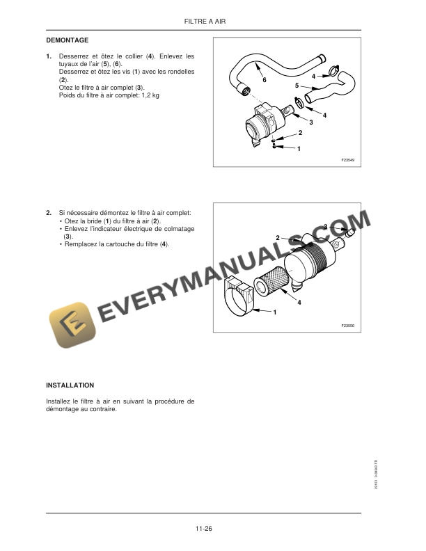 Case CX16B, CX18B Mini Excavator Repair Manual 9-88660 FR PDF 5 Case CX16B, CX18B Mini Excavator Repair Manual 9-88660 FR-3