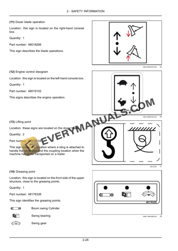 Case CX17C Mini Excavator Operator Manual 51680374 PDF 4 Case CX17C Mini Excavator Operator Manual 51680374 PDF - Image 2