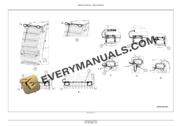 Case CX180C Crawler Excavator Service Manual 47995425A ES PDF 6 Case CX180C Crawler Excavator Service Manual 47995425A ES PDF - Image 4