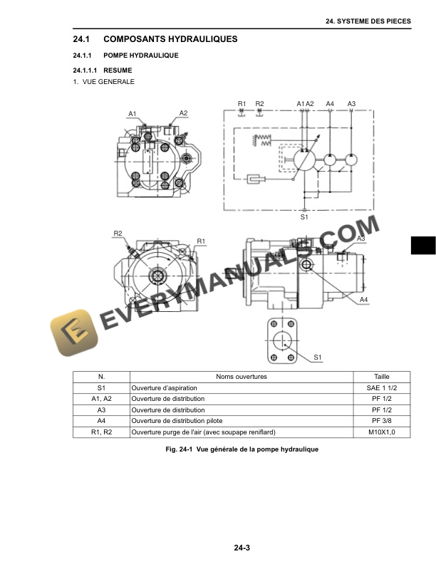 Case CX20B, CX22B, CX27B Hydraulic Excavator Service Manual 9-91831 FR-2