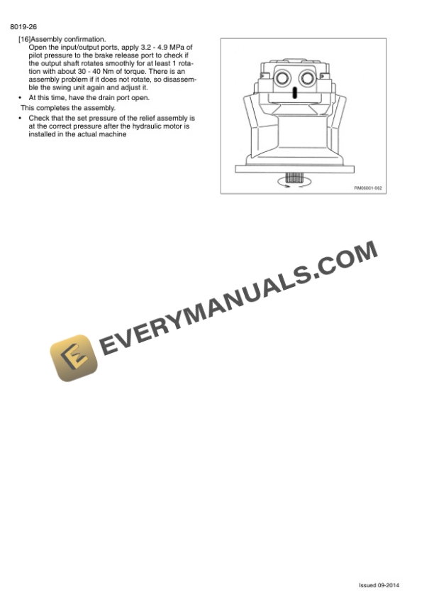 Case CX210B, CX230B, CX240B, CX210B Forestry Machine Crawler Excavator Service Manual 47915916-5
