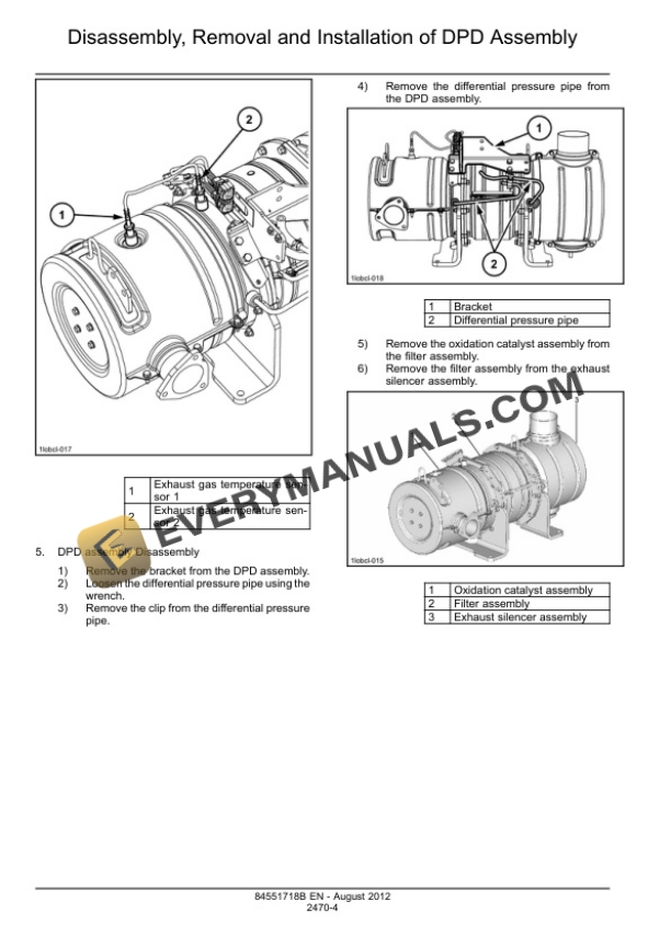 Case CX210C Tier 4 Crawler Excavator Service Manual 84551718B-2
