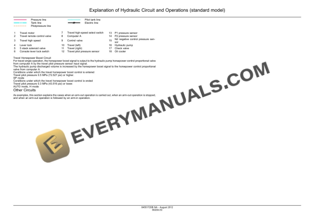 Case CX210C Tier 4 Crawler Excavator Service Manual 84551720B-5