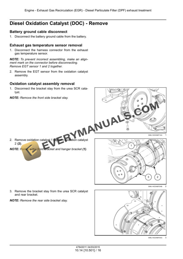 Case CX210D Crawler Excavator LC Version (Tier 4 Final) Service Manual 47843011-2