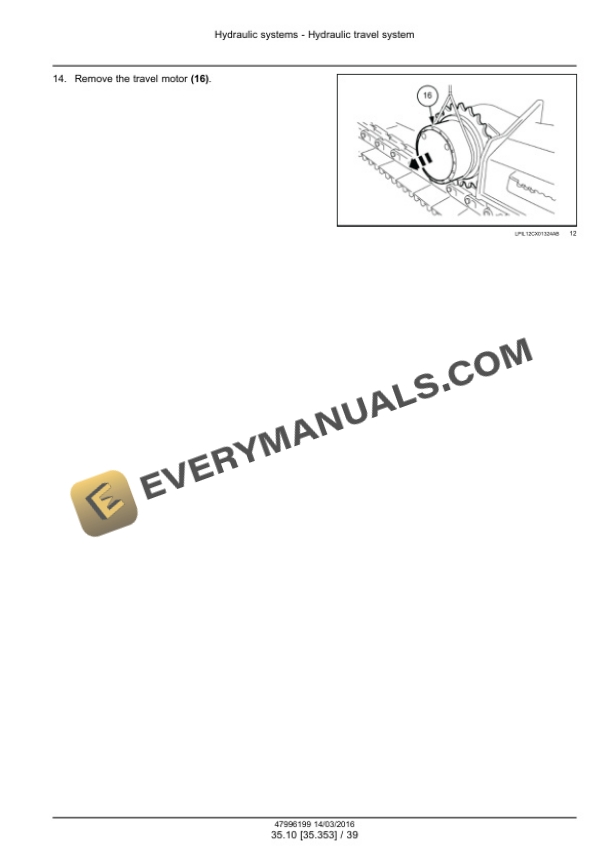 Case CX210D Crawler Excavator Service Manual 47996199 PDF 5 Case CX210D Crawler Excavator Service Manual 47996199 PDF - Image 3