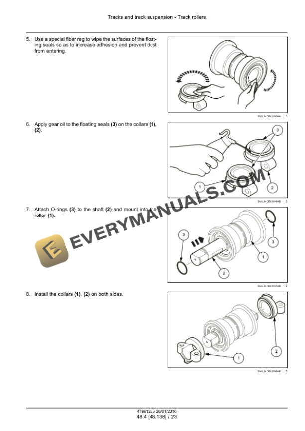 Case CX210D, CX210D Long Reach LC Version Tier 4B (Final) Crawler Excavator Service Manual 47979847 PDF 6 Case CX210D, CX210D Long Reach LC Version Tier 4B (Final) Crawler Excavator Service Manual 47979847 PDF - Image 4