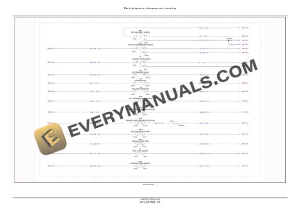 Case CX210D, CX210D Long Reach LC Version Tier 4B (Final) Crawler Excavator Service Manual 47979849-2