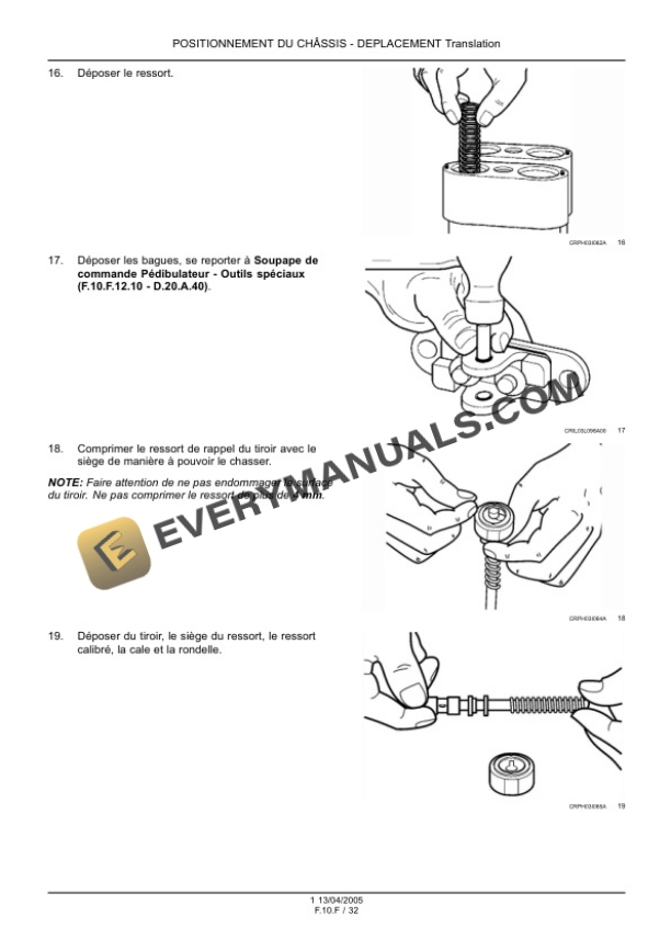 Case CX225SR Crawler Excavator Repair Manual 9-88321 FR-4