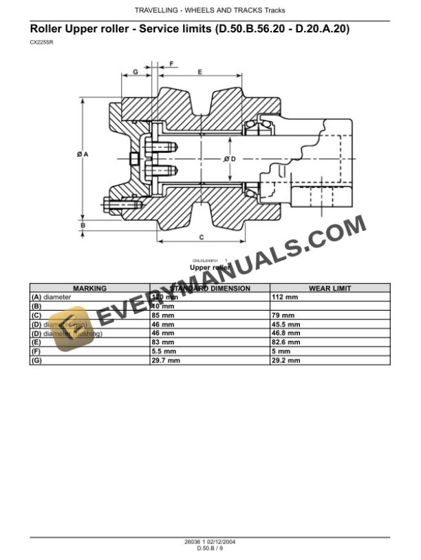 Case CX225SR Excavator Service Manual 9-88321GB-3