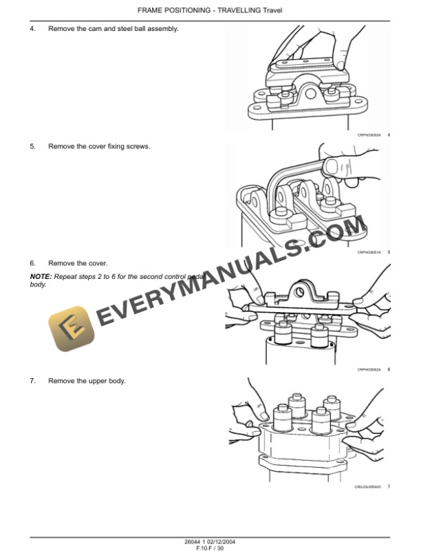 Case CX225SR Excavator Service Manual 9-88321GB-4