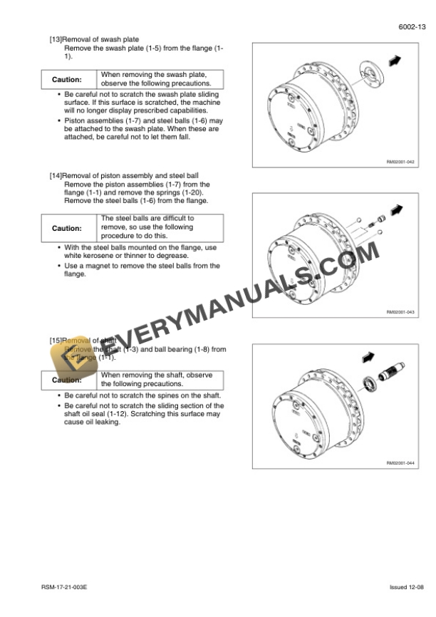 Case CX225SR Tier 3 Crawler Excavator Service Manual 84184367A EN-US-3