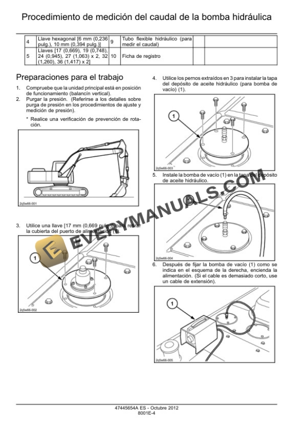 Case CX230C Crawler Excavator Service Manual 47445654A ES-4