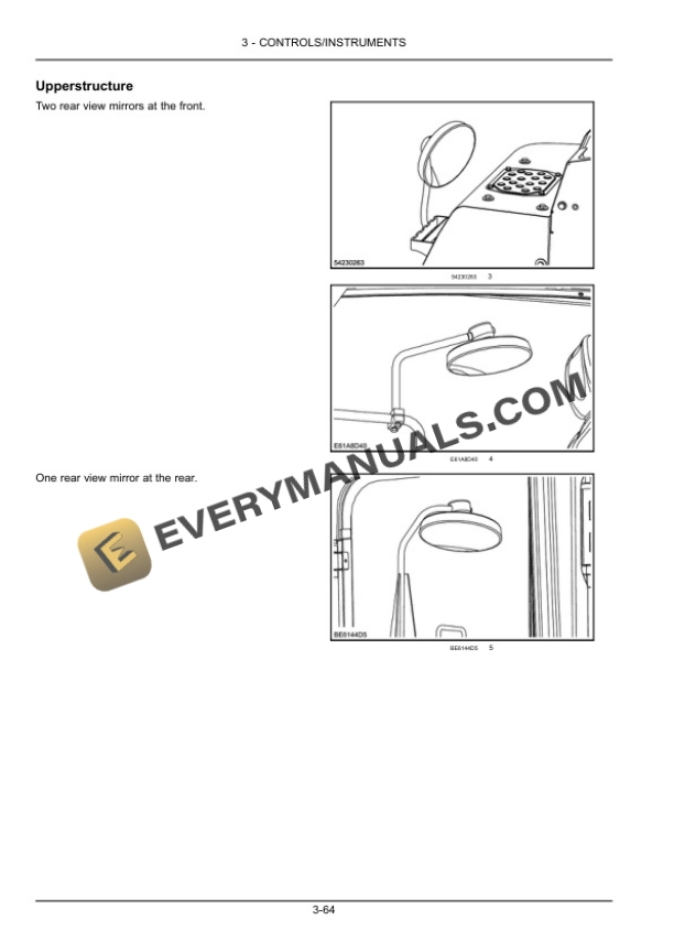 Case CX235C SR Crawler Excavator Operator Manual 47510024-3