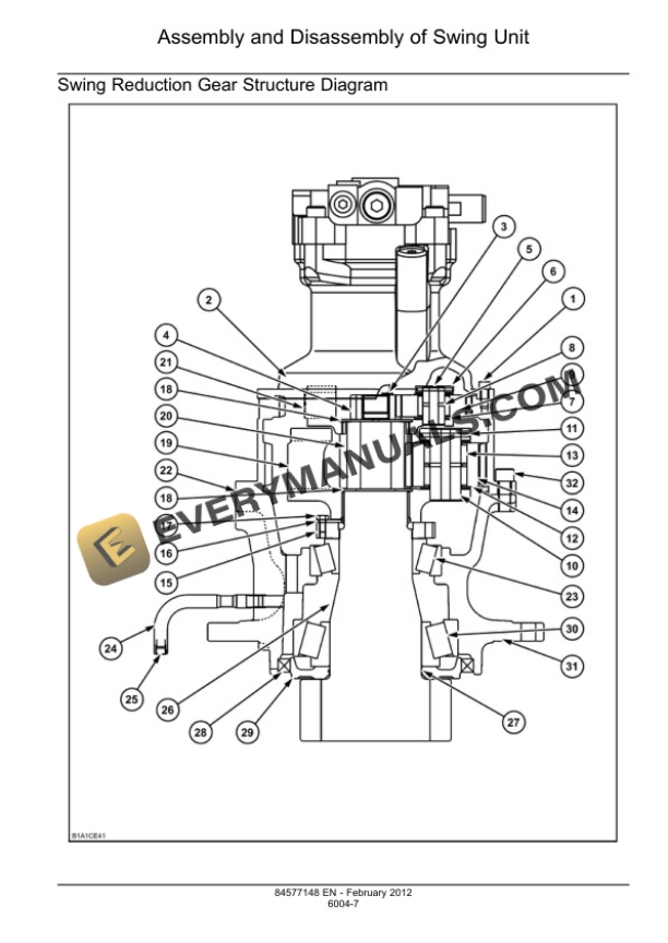 Case CX235C SR Tier 4 Crawler Excavator Service Manual 84577148-4