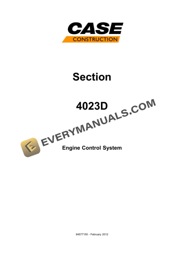 Case CX235C SR Tier 4 Crawler Excavator Service Manual 84577150-3