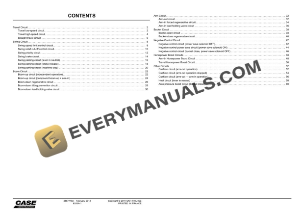 Case CX235C SR Tier 4 Crawler Excavator Service Manual 84577150-5