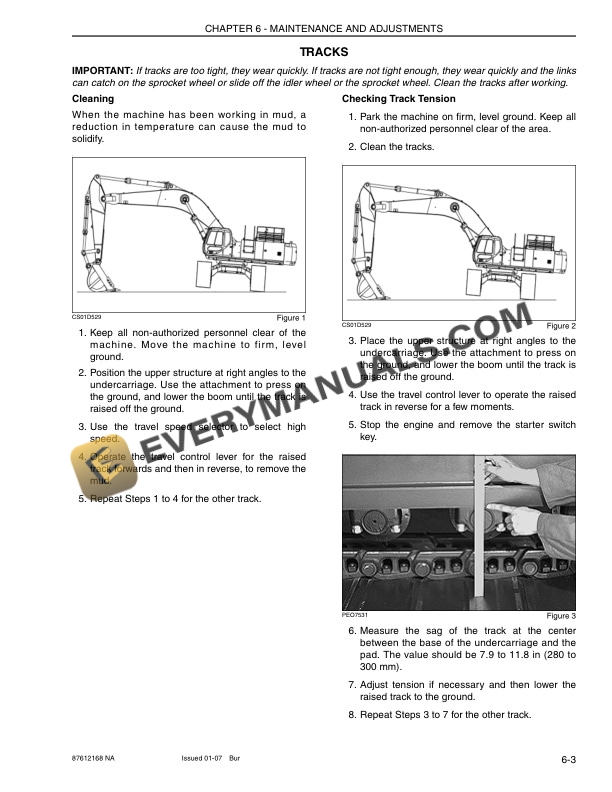 Case CX240B Excavator Operator Manual 87612168 PDF 7 Case CX240B Excavator Operator Manual 87612168 PDF - Image 5