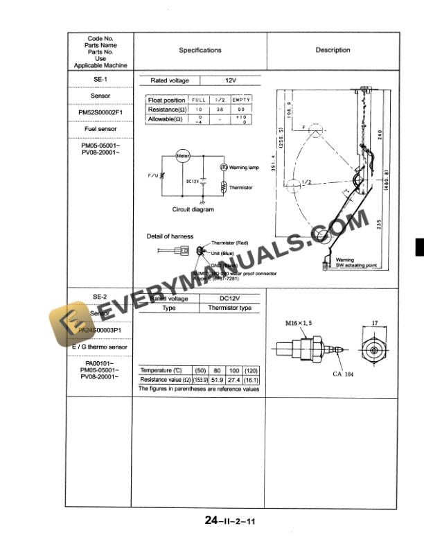 Case CX25 Hydraulic Excavator Shop Manual 6-49200-3