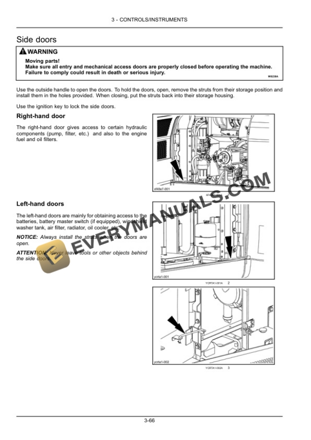 Case CX250C Crawler Excavator Operator Manual 47510043-3