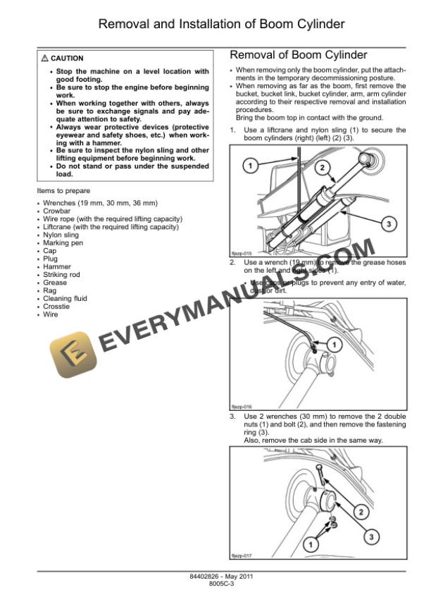 Case CX250C, CX250C LR Tier 4 Crawler Excavator Service Manual 84541695 PDF 5 Case CX250C, CX250C LR Tier 4 Crawler Excavator Service Manual 84541695 PDF - Image 3