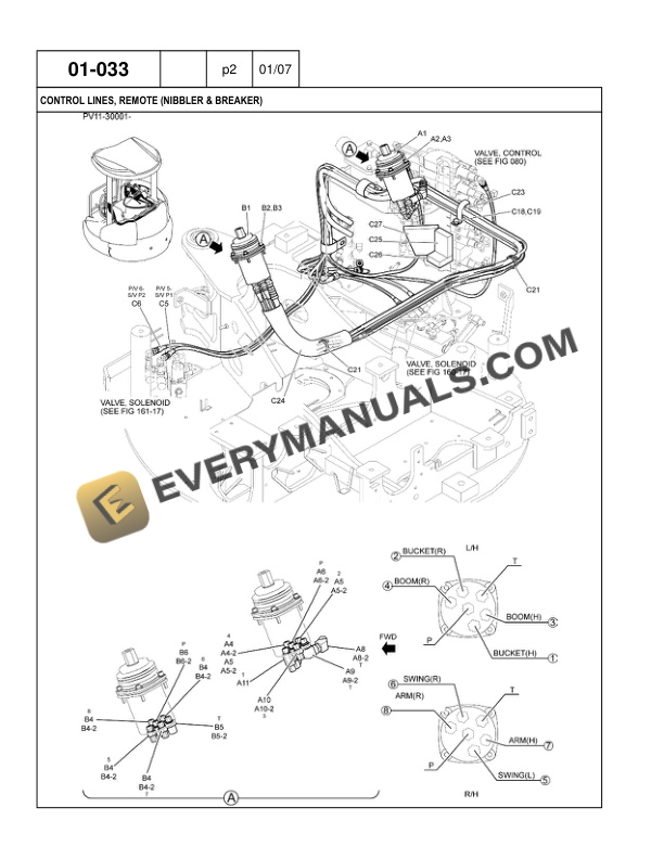 Case CX27B Compact Crawler Excavator Parts Catalog S3PV00023ZE01 NA-2