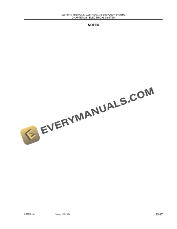 Case CX27B Hydraulic Excavator Shop Manual 6-77830NA PDF 4 Case CX27B Hydraulic Excavator Shop Manual 6-77830NA PDF - Image 2