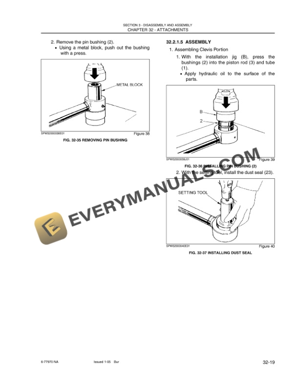 Case CX27B Hydraulic Excavator Shop Manual 6-77830NA PDF 5 Case CX27B Hydraulic Excavator Shop Manual 6-77830NA PDF - Image 3