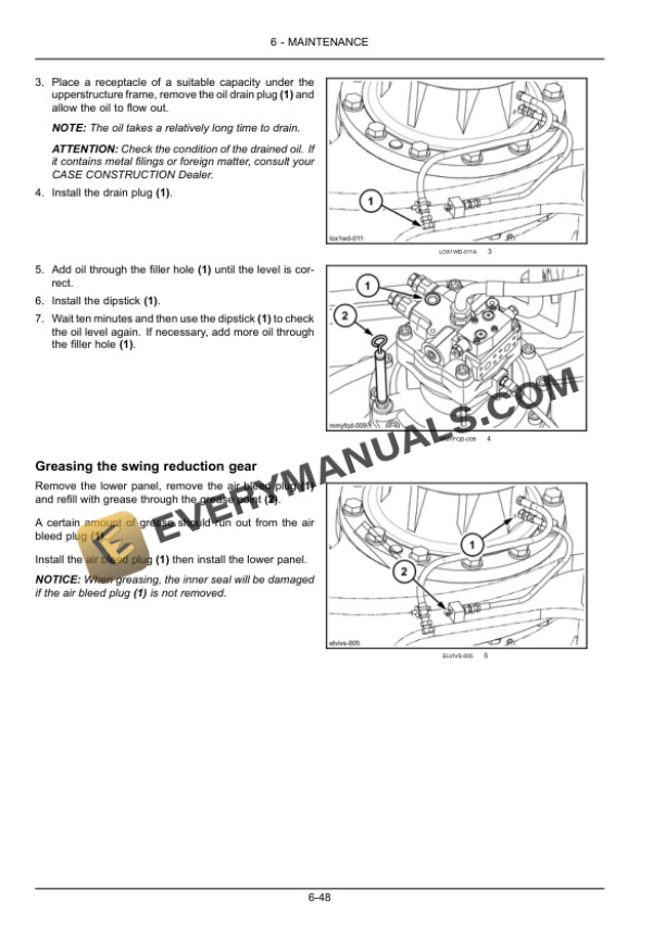 Case CX300C Crawler Excavator Operator Manual 47510038-5
