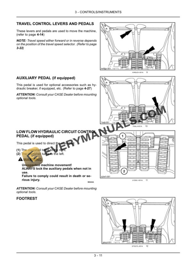 Case CX300C Tier 4 Crawler Excavator Operator Manual 84415529-2