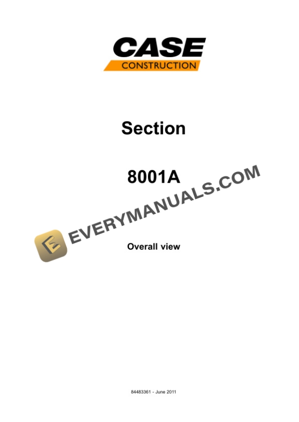 Case CX300C Tier 4 Crawler Excavator Service Manual 84541708-4