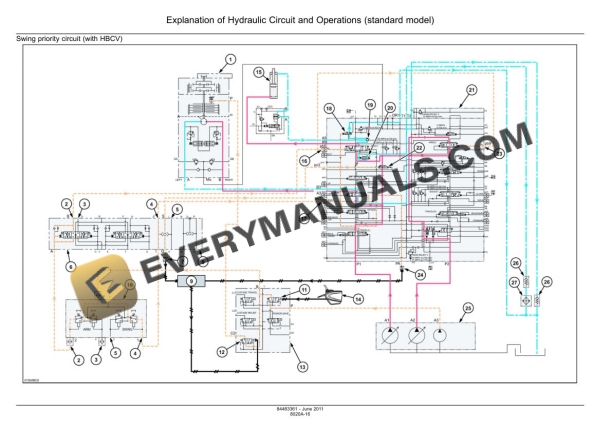 Case CX300C Tier 4 Crawler Excavator Service Manual 84541708-5