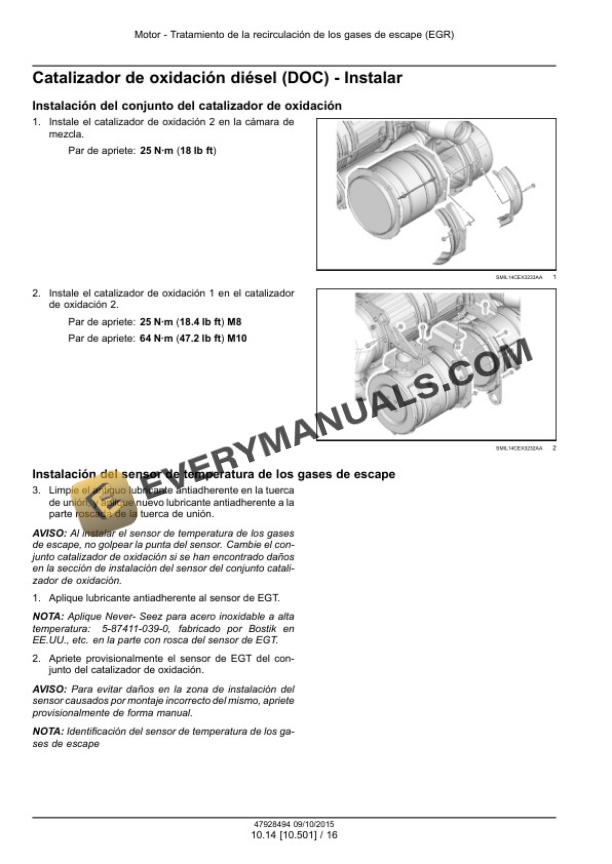 Case CX300D Crawler Excavator Service Manual 47928494 ES PDF 4 Case CX300D Crawler Excavator Service Manual 47928494 ES PDF - Image 2