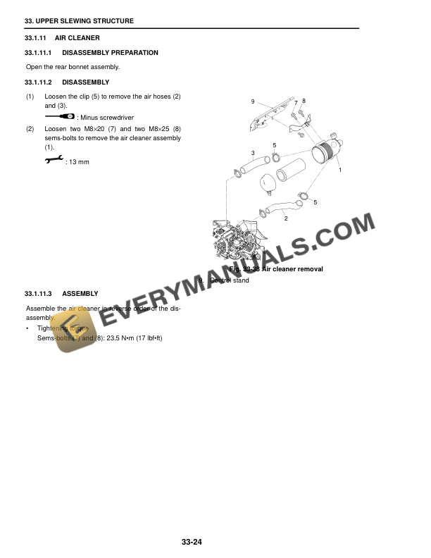 Case CX31B, CX36B Hydraulic Excavator Shop Manual 9-91741 EN PDF 5 Case CX31B, CX36B Hydraulic Excavator Shop Manual 9-91741 EN PDF - Image 3