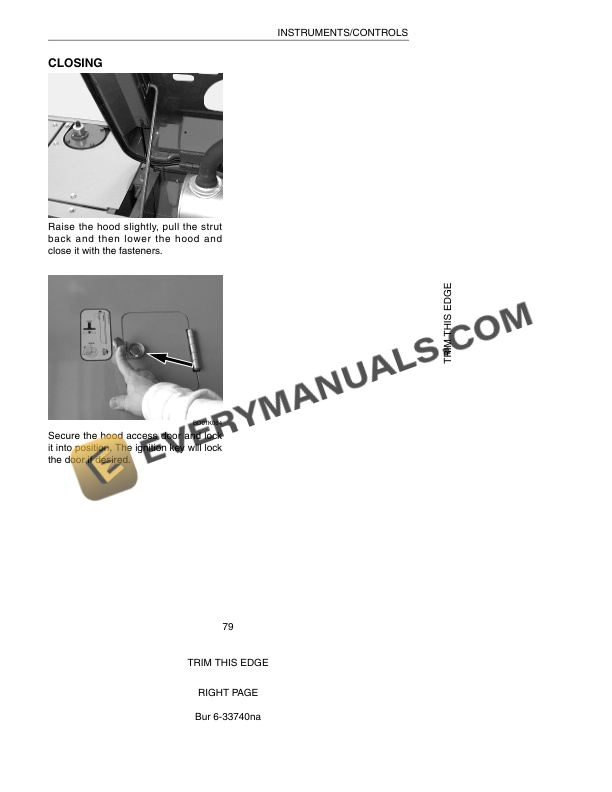 Case CX330 Excavator Operator Manual 6-33740NA-3
