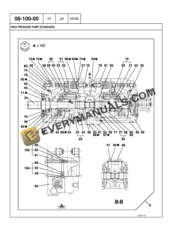 Case CX330 Tier 3 Crawler Excavator Parts Catalog 87364138 NA-2