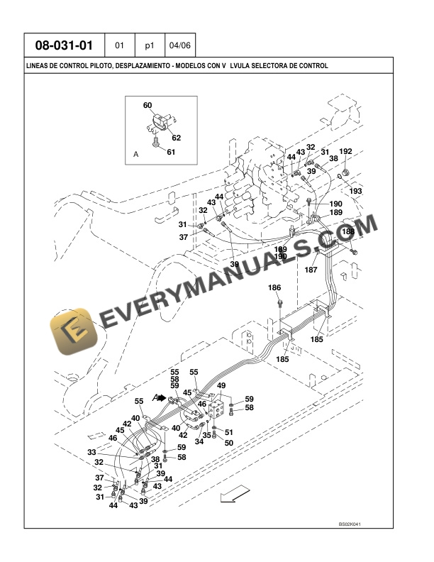 Case CX330 Tier 3 Crawler Excavator Parts Catalog 87364138 NA-5