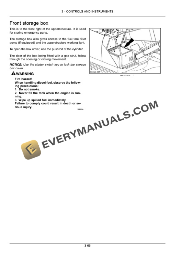 Case CX350C Crawler Excavator Operator Manual 47791883-3